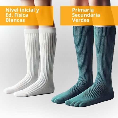 Medias 3/4 escolar stylo 