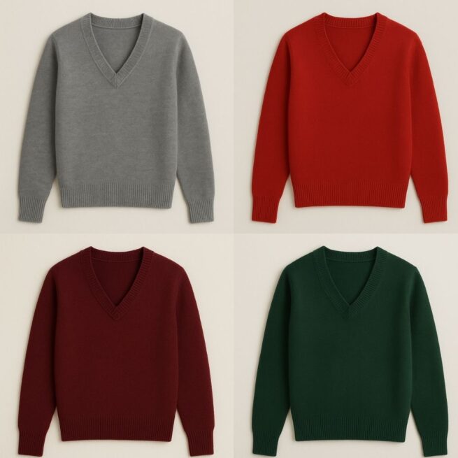 Sweater escote v